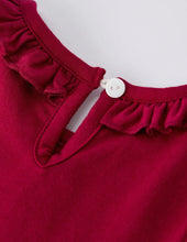 Load image into Gallery viewer, Christmas Smocking Embroidered Girls Dress with Green Plaid Bow
