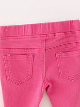 Load image into Gallery viewer, Pink Gradient Denim Flared Pants
