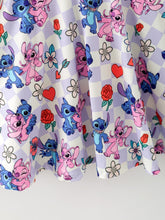 Load image into Gallery viewer, Toddler Girls Valentine Party Dress – Candy Heart Print Holiday Outfit
