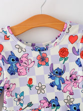 Load image into Gallery viewer, Toddler Girls Valentine Party Dress – Candy Heart Print Holiday Outfit
