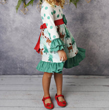 Load image into Gallery viewer, Moose Christmas Dress-size10
