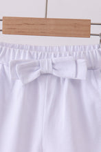 Load image into Gallery viewer, Premium White bow shorts
