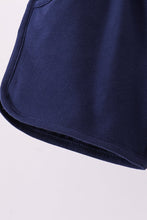 Load image into Gallery viewer, Premium Navy bow shorts

