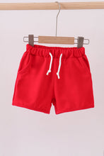 Load image into Gallery viewer, Premium Red drawstring shorts
