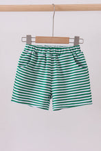 Load image into Gallery viewer, Premium Green&amp;white stripe shorts
