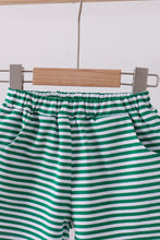 Load image into Gallery viewer, Premium Green&amp;white stripe shorts
