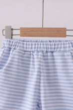 Load image into Gallery viewer, Premium Blue&amp;white stripe shorts
