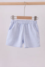 Load image into Gallery viewer, Premium Blue&amp;white stripe shorts
