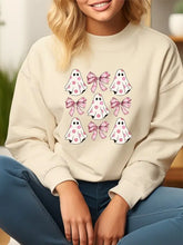 Load image into Gallery viewer, Halloween Ghost Coquette Graphic Sweatshirt - Image #4
