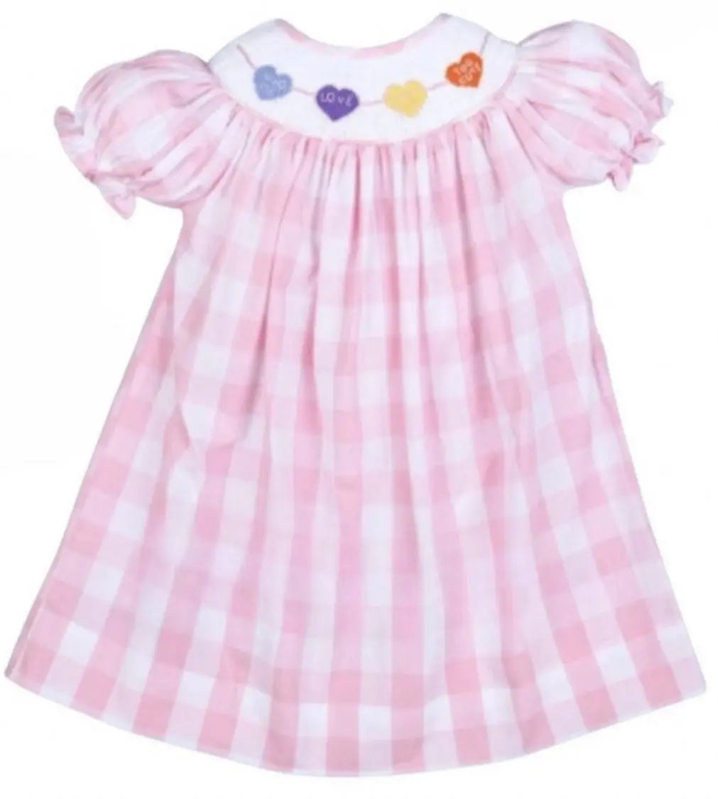 Sweetheart Valentines Smocked Dress - Image #1