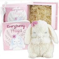 Tickle & Main Everybunny Prays The Praying Musical Bunny, Ideal Baptism & Christening Gifts for Girls, Babies & Toddlers on Easter & Christening (Pink, 7 in)