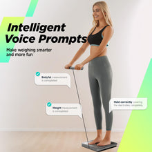 Load image into Gallery viewer, Runstar Digital Bathroom Scale for Body Weight, Body Fat, BMI 28 Measurements, Innovative 8-Electrode Smart Scales FSA or HSA Eligible with Voice Prompt Function High Accurate Bluetooth Weight Machine
