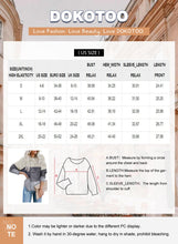 Load image into Gallery viewer, Dokotoo Womens Sweaters Winter Crewneck Long Bat Sleeve Color Block Pullover Sweaters Fashion 2024 Fall Tops Casual Knit Pullover Jumper Tops Yellow Large
