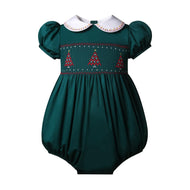 Maoluo Vintage Baby Girl Christmas Winter Smocked Dress Size 6 9 12 18 Months Newborn Infant Smock Clothing