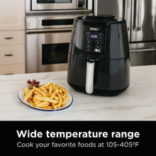 Load image into Gallery viewer, Ninja Air Fryer, Roast, Bake, Air Fry, Roast, Broil, Reheats, &amp; Dehydrates, 4-in-1, Fries, Frozen Food, Veggies, and Juicy Meat, Less Oil, Easy Meals, Healthy Meals, Compact, 4 QT, Grey, AF101
