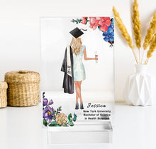 Load image into Gallery viewer, Custom Graduation Gift for Her ， Personalized Graduation Keepsake Print，Personalized Gift， High School ，College ， Medical School ，Grad Gift (6 * 8 inch)
