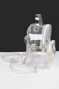 Transparent Cleared Stadium Small Backpack - Image #3