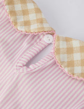 Load image into Gallery viewer, Farm Horse Bow Girls Dress -
Pink Stripes-Ships 11/20
