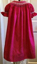 Load image into Gallery viewer, Mimi&#39;s Heart Hand Made Rosie Deep Pink Smock Dress - Image #2
