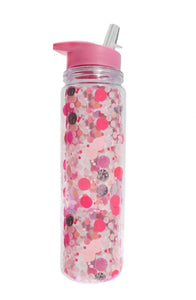 Pink Confetti Water Bottle - Image #1