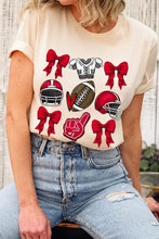 Load image into Gallery viewer, Coquette Football Graphic Tee - Image #4
