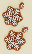 Christmas Jeweled Snowflake Earrings