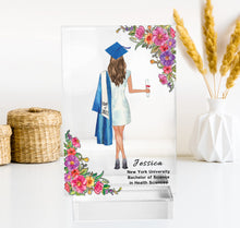 Load image into Gallery viewer, Custom Graduation Gift for Her ， Personalized Graduation Keepsake Print，Personalized Gift， High School ，College ， Medical School ，Grad Gift (6 * 8 inch)
