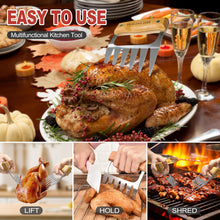 Load image into Gallery viewer, Dad Gifts from Daughter, Christmas Dad Gifts, Daddy Platters with Stainless Steel Meat Shredder Claws and Apron, Chicken BBQ Smoker Accessories, Grilling Birthday Gifts for Him Dad
