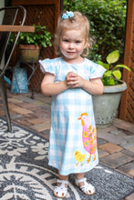 Load image into Gallery viewer, Mud Pie Baby Girl Chicken Tshirt Dress
