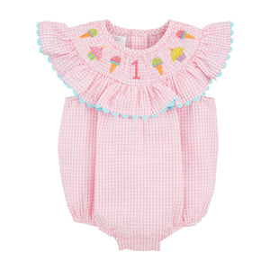 Mud Pie Kids One Smocked Bubble