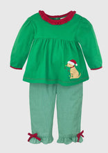 Load image into Gallery viewer, Christmas Dog Top &amp; Pant Set
