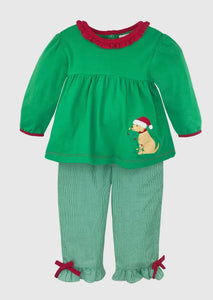 Christmas Dog Top & Pant Set