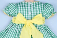 Load image into Gallery viewer, Mardi Gras Smocked Dress - Image #4
