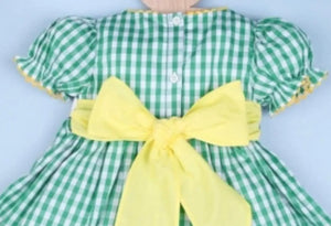 Mardi Gras Smocked Dress - Image #4