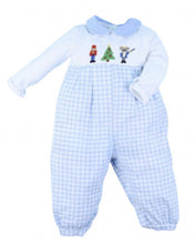 Load image into Gallery viewer, Nutcracker Baby Blue Gingham Boy Bubble
