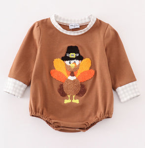 Brown turkey french knot boy bubble