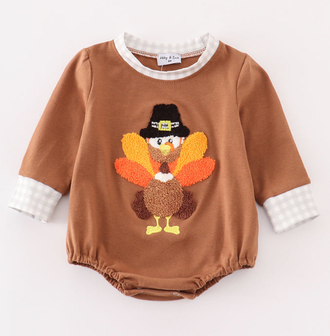 Brown turkey french knot boy bubble