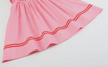 Load image into Gallery viewer, Pink Heart Valentine Smocked
Bishop Dress
