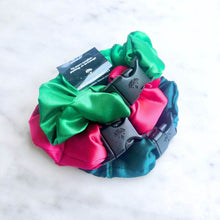 Load image into Gallery viewer, Watermelon Mix - 3-Pack Vibrant Buckle Scrunchies Bundle - No Snagging, No Tangles
