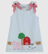 Light Blue Barnyard A-Line Dress - Image #1