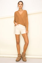 Load image into Gallery viewer, Enticing Endeavors Long Sleeve Surplice Top
