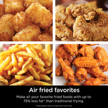 Load image into Gallery viewer, Ninja Air Fryer, Roast, Bake, Air Fry, Roast, Broil, Reheats, &amp; Dehydrates, 4-in-1, Fries, Frozen Food, Veggies, and Juicy Meat, Less Oil, Easy Meals, Healthy Meals, Compact, 4 QT, Grey, AF101

