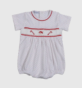 Candy Canes Hand Smocked
Pima Bubble