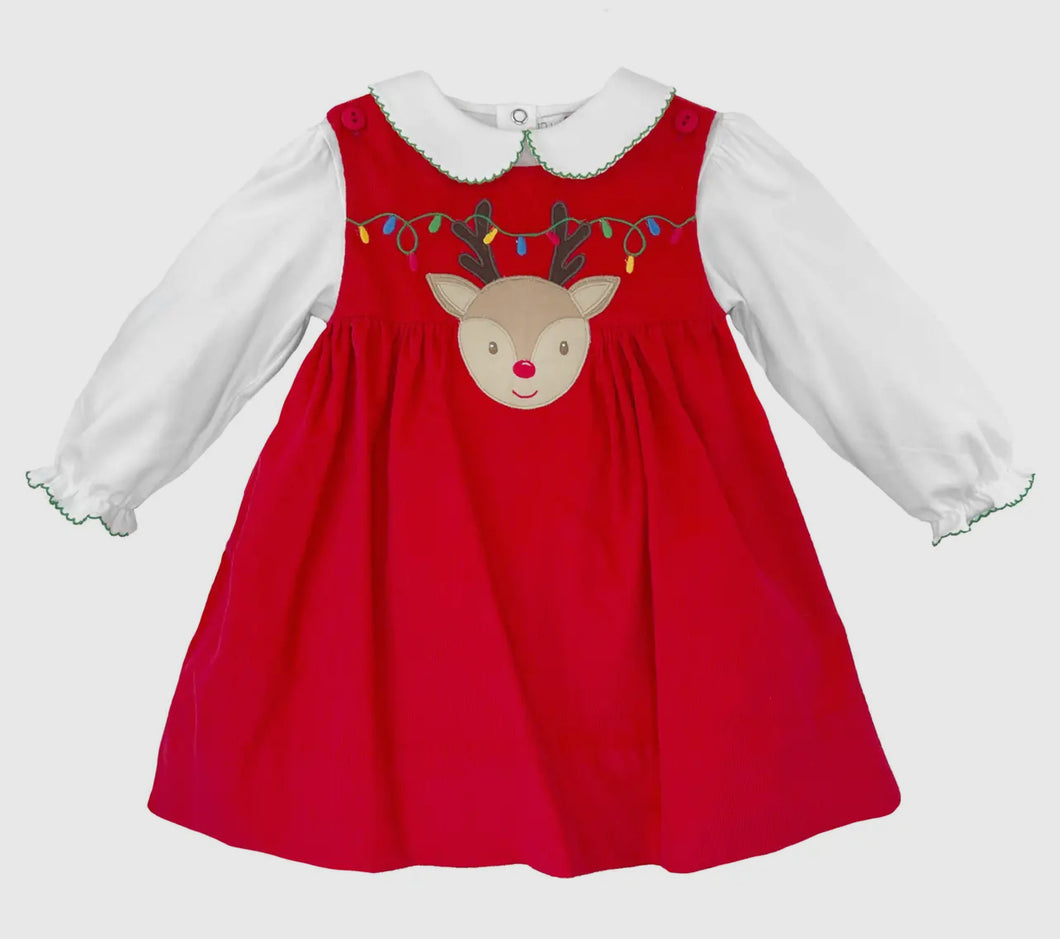 Reindeer Face Applique Jumper