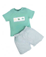 Load image into Gallery viewer, Nice St Patrick&#39;s Day Smocked Boy Shorts
