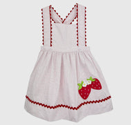 Preorder-Sundress with Strawberry Applique