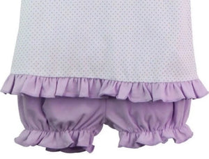 Baby Girl Bow Embroidered Ruffle Top and Bloomers - Image #3