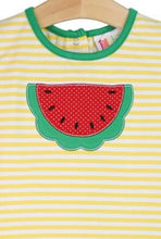 Load image into Gallery viewer, Watermelon Applique Girl Romper - Image #2
