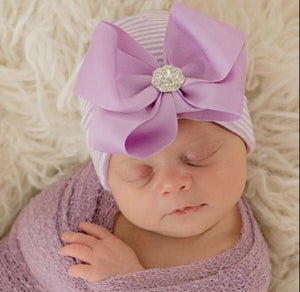 Ciara Bow Newborn Beanie - Image #1