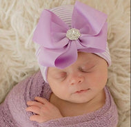 Ciara Bow Newborn Beanie - Image #1